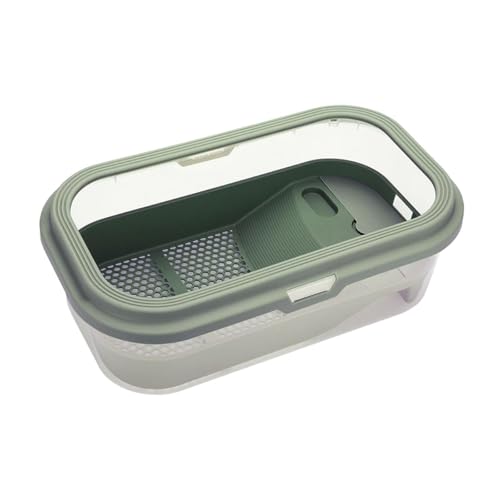 Aymzbd Fütterungsbox für Reptilien mit Plattform und abnehmbarem Schildkrötenbereich, L Green Aymzbd Fütterungsbox für Reptilien mit Plattform und abnehmbarem Schildkrötenbereich, L Green von Aymzbd