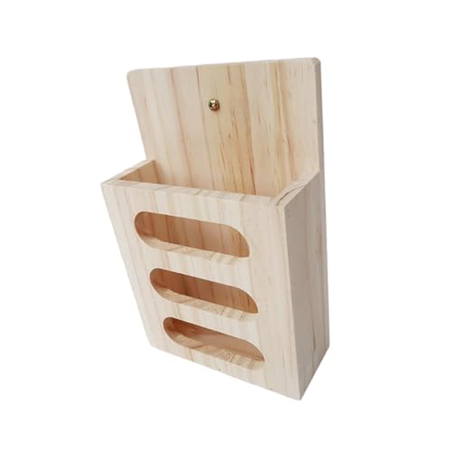 Aymzbd Heu Futterspender, Grasspender, Einfache Installation, Holz, Futterhalter für Kleintiere, für Chinchilla, Meerschweinchen, Eichhörnchen, Style A Aymzbd Heu Futterspender, Grasspender, Einfache Installation, Holz, Futterhalter für Kleintiere, für Chinchilla, Meerschweinchen, Eichhörnchen, Style A von Aymzbd