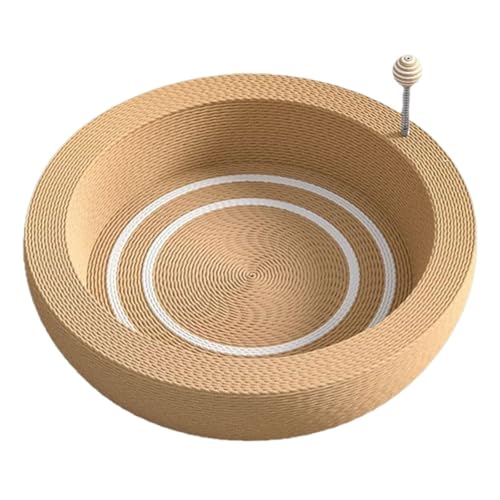Aymzbd Katzenkratzbett, Katzenkratzschale, Spielzubehör, Kratzspielzeug, Geschenk, Schleifklauenspielzeug, Verschleißfestes Kratzbrett, Klein Aymzbd Katzenkratzbett, Katzenkratzschale, Spielzubehör, Kratzspielzeug, Geschenk, Schleifklauenspielzeug, Verschleißfestes Kratzbrett, Klein von Aymzbd
