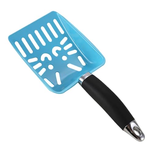 Aymzbd Katzenstreu Kätzchen Poop Sifter Komfortable Grip Poop Sifting Pet Zubehör für Katzentoilette Mesh Er, Blau Aymzbd Katzenstreu Kätzchen Poop Sifter Komfortable Grip Poop Sifting Pet Zubehör für Katzentoilette Mesh Er, Blau von Aymzbd