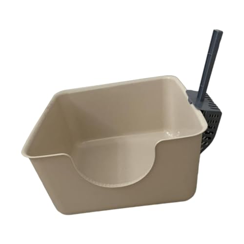 Aymzbd Katzentoilette mit Offenem Design, für Hauskatzen Geeignet, Kaffee Aymzbd Katzentoilette mit Offenem Design, für Hauskatzen Geeignet, Kaffee von Aymzbd