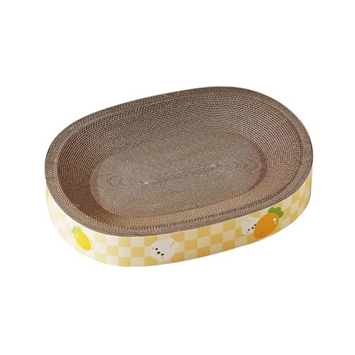 Aymzbd Kratzpad für Katzen Kratzbrett Schlafnest Spielzeug Aus Robustem Karton Schützt vor Möbelschäden für Alle Katzenrassen, 50x36x9cm Aymzbd Kratzpad für Katzen Kratzbrett Schlafnest Spielzeug Aus Robustem Karton Schützt vor Möbelschäden für Alle Katzenrassen, 50x36x9cm von Aymzbd