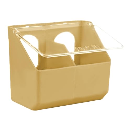 Aymzbd Taubenfutterautomat Futterkasten Hängebox Futtertrog Futterspender mit Transparenter Klappe Zur Futterkontrolle für Die Versorgung von Mehreren Tauben, Khaki Aymzbd Taubenfutterautomat Futterkasten Hängebox Futtertrog Futterspender mit Transparenter Klappe Zur Futterkontrolle für Die Versorgung von Mehreren Tauben, Khaki von Aymzbd