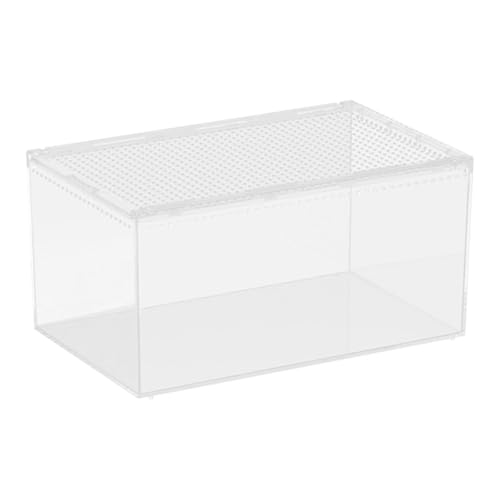 Aymzbd Transparente Reptilienbox für Einsiedlerkrebse und Frösche, 40cmx25cmx20cm Aymzbd Transparente Reptilienbox für Einsiedlerkrebse und Frösche, 40cmx25cmx20cm von Aymzbd