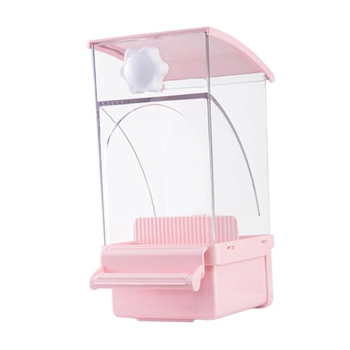 Aymzbd Vogelfutterspender Als Futterbehälter Und Futterschale EIN Futterautomat Zur Automatischen Fütterung Aus PP Material für Wellensittiche, Rosa Aymzbd Vogelfutterspender Als Futterbehälter Und Futterschale EIN Futterautomat Zur Automatischen Fütterung Aus PP Material für Wellensittiche, Rosa von Aymzbd