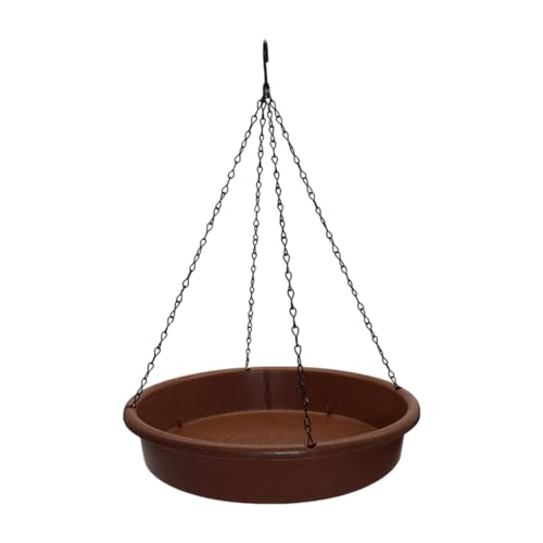 Aymzbd Vogeltränke Im Freien, Futtertablett mit Haken für Gartenliebhaber, Dunkelrot, 30.5x46 cm Aymzbd Vogeltränke Im Freien, Futtertablett mit Haken für Gartenliebhaber, Dunkelrot, 30.5x46 cm von Aymzbd