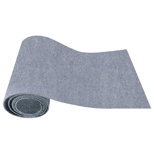 Katzenkratzmatten Selbstklebend Katzenkratzmatte, Katzenteppich mit Selbstklebendem, zuschneidbarem Katzenkratzbaumteppich, Katzenkratzmöbelschutz(Gray,30x100cm) von Ayztantine