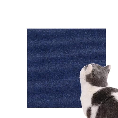 Katzenkratzmatten Selbstklebend Katzenkratzmatte mit Selbstklebendem, zuschneidbarem Schleifteppich, Katzenteppich, Kletterteppich, Sofa, Möbelschutz, Wandaufkleber(Color 04,40x100cm) von Ayztantine