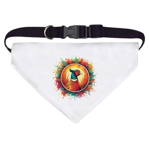 Groß 'Fasan' Hunde-/Katzen-/Haustier-Bandana (PD00053660) von Azeeda