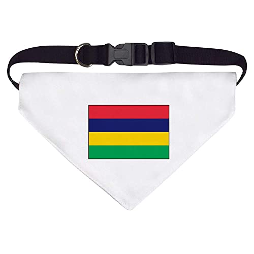 Groß 'Flagge von Mauritius' Halstuch für Hund/Katze/Haustier (PD00016236) von Azeeda