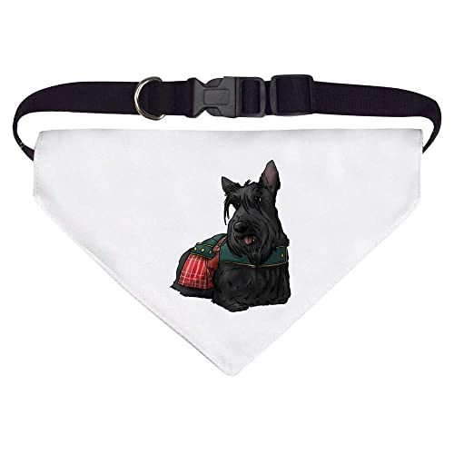 Groß 'Scottish Terrier' Hunde-/Katzen-/Haustier-Bandana (PD00036444) von Azeeda