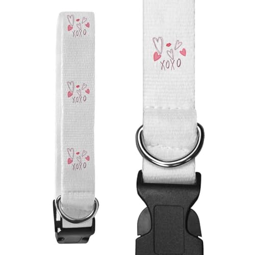 Groß 'XOXO' Hundehalsband (PR00048880) von Azeeda