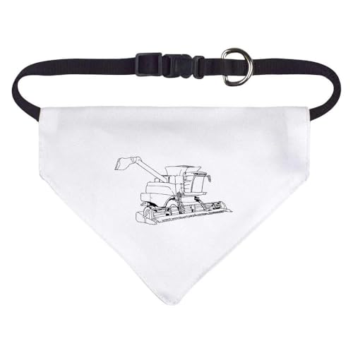 Klein 'Mähdrescher' Hunde-/Katzen-/Haustier-Bandana (PD00054139) von Azeeda