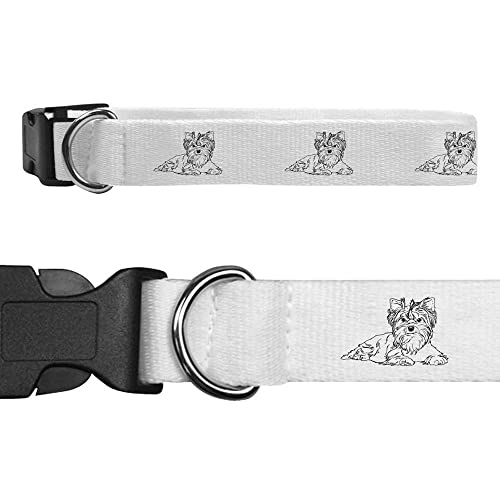 Klein 'Yorkshire-Terrier' Hundehalsband (PR00022291) von Azeeda