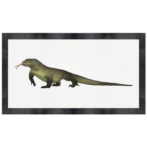 'Komodo Dragon' Haustier-Futtermatte (PM00023017) von Azeeda