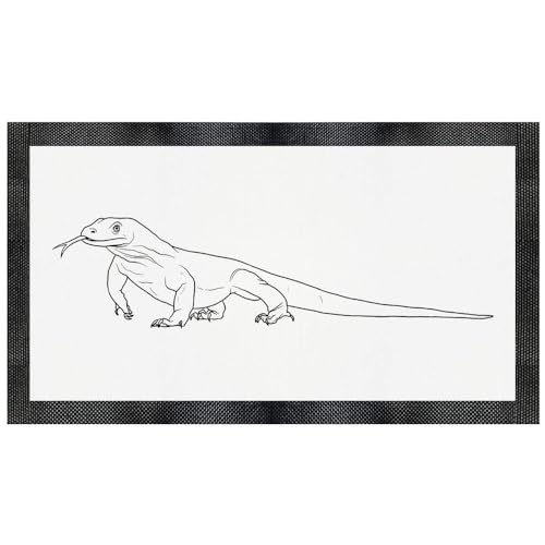 'Komodo Dragon' Haustier-Futtermatte (PM00023018) von Azeeda