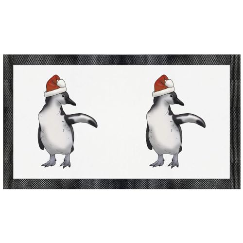 PM00023007 Haustier-Futtermatte "Christmas Penguin" von Azeeda