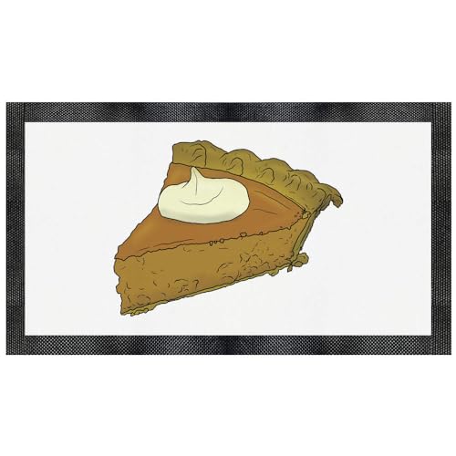 PM00023121 Haustier-Futtermatte "Pumpkin Pie Slice" von Azeeda