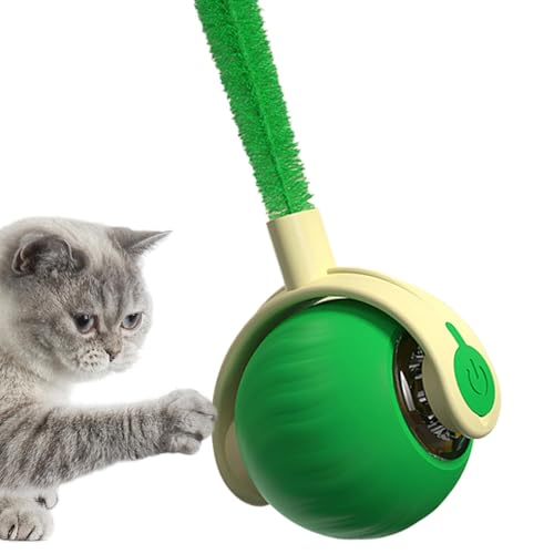 Aznever Automatisch rollender Ball für Katzen, interaktiver Katzenspielzeugball,Berührungsaktiviertes Katzenspielzeug, automatischer intelligenter rollender Ball | Heimtierbedarf, wiederaufladbares, von Aznever