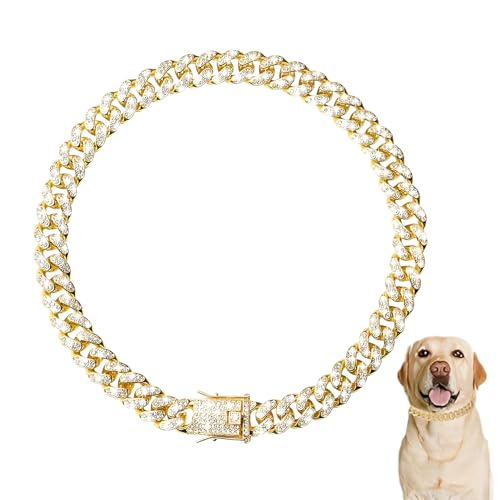 Aznever Welpen-Halskette, Strass-Hundehalsband - Zinklegierung Strass Halskette für Haustiere | Haustierparty-Hochzeitszubehör für kleine Hunde und Katzen von Aznever