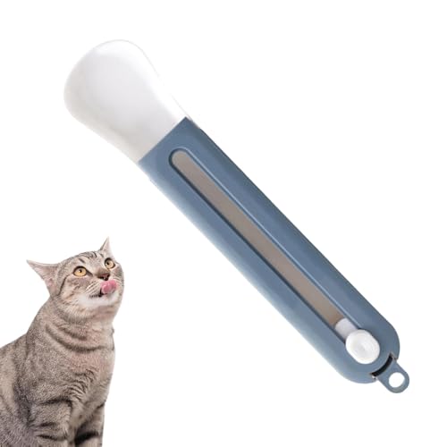 Cat Strip Quetschlöffel, Cat Strip Feeder | Multifunktionaler Quetschlöffel für einfaches Servieren,Robuster Futterspender für Katzen, Nassfutter, flüssiger Snack, Püree, Fütterung von von Aznever