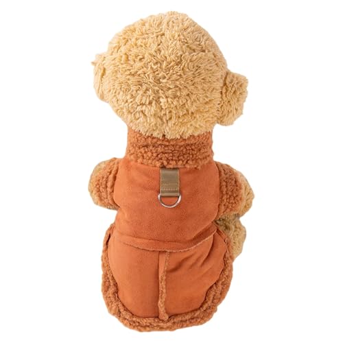 Warme Hundekleidung,Warme Hundekleidung - Wintermantel für Hunde Weihnachten,Thermo-Plüsch-Hundepullover für kleine, mittelgroße und große Hunde, Wintermantel für Hunde und Katzen, warme von Aznever