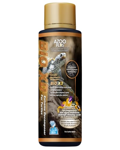 AZOO Plus Bio XD Extreme Zersetzer Nitrifizierende Bakterien für Schildkrötenbecken, 240 ml von Azoo