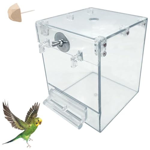 AzulLanse Vogelbad für Käfig Transparente,12,5 * 12,8 * 16,4cm,Papagei ohne Leckage Badewanne für Käfig Hängerohr Duschbox Käfigzubehör für kleine Haustiervögel 1 Molaren Stein. AzulLanse Vogelbad für Käfig Transparente,12,5 * 12,8 * 16,4cm,Papagei ohne Leckage Badewanne für Käfig Hängerohr Duschbox Käfigzubehör für kleine Haustiervögel 1 Molaren Stein. von AzulLanse