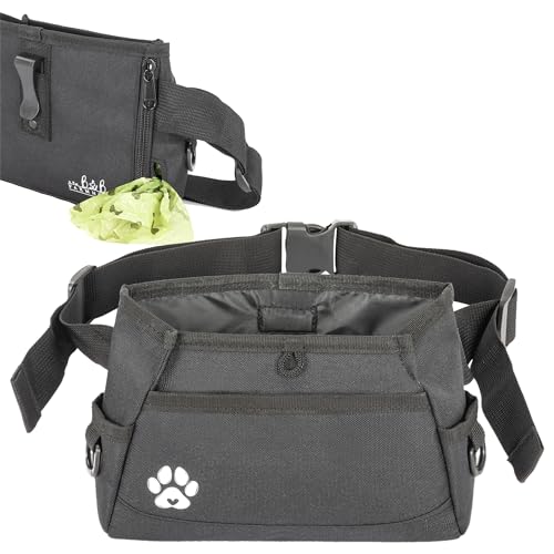 B&B Farmhouse Leckerlibeutel für Haustiertraining – individuelles Design – Leckerli-Tasche für Hundetraining und Verhaltenshilfen – Bauchtasche für Spaziergänge mit dem Hund – Welpen-Leckerli-Tasche & von B&B Farmhouse