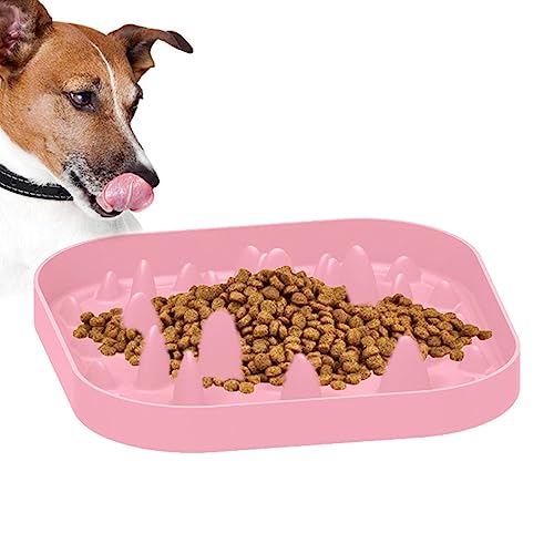 Langsam fressende Hundenapf, Leckmatten für Hunde, groß, Silikon, Interaktives Slow Food Pet Plate-Spielzeug, das Ersticken verhindert, für kleine Katzen mittlerer Rassen Baaroo von BAAROO