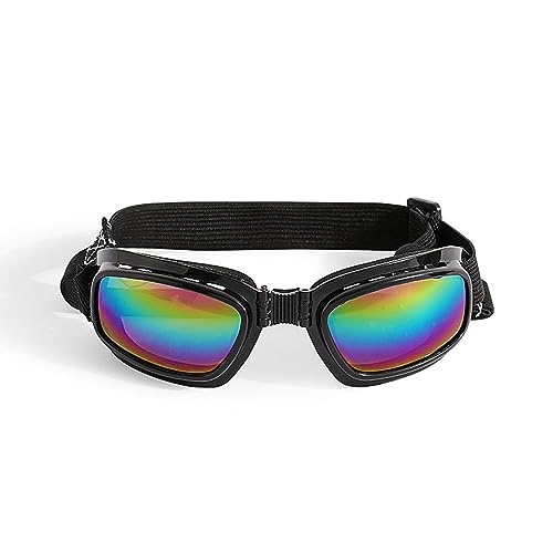 Anti-UV-Hunde-Sonnenbrille für kleine Hunde, winddicht, lange Schnauze, verstellbare Welpenbrille, Haustieraugenschutz, Hundezubehör von BABYVIVA