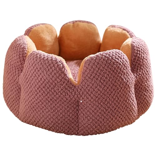 BABYVIVA Hundebett in Kaktusblumenform, warm, niedlich, Kätzchen, sehr weich, für kleine Hunde, waschbar von BABYVIVA