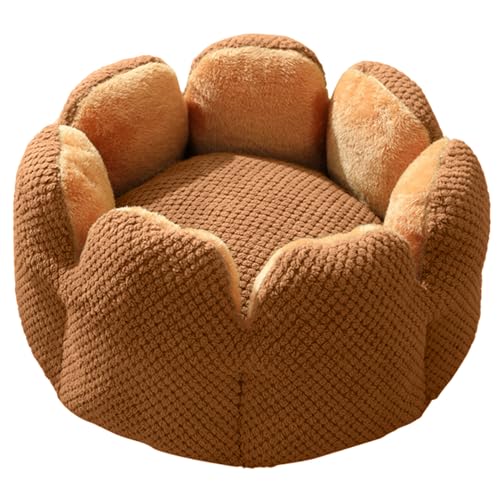 BABYVIVA Hundebett in Kaktusblumenform, warm, niedlich, Kätzchen, sehr weich, für kleine Hunde, waschbar von BABYVIVA