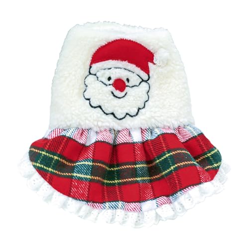 BABYVIVA Hunderock Urlaub Haustier Kleider Welpen Kostüm Bekleidung Kleidung Für Kleine Hunde Weihnachten Warmes Kleid Winter von BABYVIVA