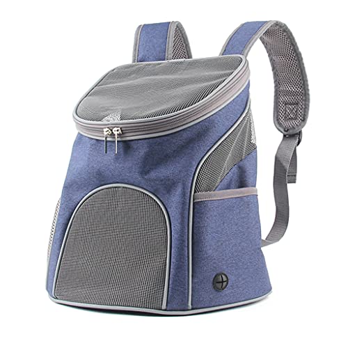 BABYVIVA Mesh-Rucksack für Haustiere, Reise, atmungsaktives Tuch, Ausflug, Reise, tragbare Tasche, große Multifunktions-Wandertasche von BABYVIVA