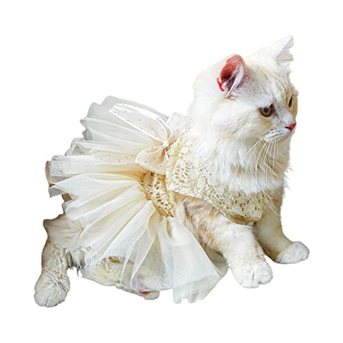 Spitzengarnkleid für Katzen und Hunde, Haustierkleid, Hunde-Spitzengarnrock, Katzenkleid, Hundekleidung für kleine Hunde, Mädchen, Hunderöcke für kleine Hunde, Mädchen, Hunderöcke für große Hunde, von BABYVIVA