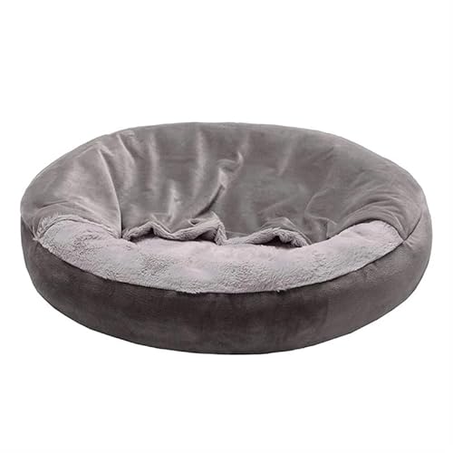 Hundebett und -kissen, Hundesofabett, Hundeschlafplatz, gemütliche Hundehüttenmatte, Hundenest for den Innen- und Außenbereich, rutschfest, waschbar, warm, weich, ideal for Welpen, mittelgroße und gro von BADALO