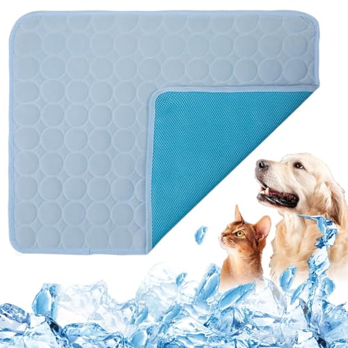 BAFRA Chillpaw Paw Pad Kühlkissen, Chill Paw Haustier-Kühlkissen, Hundekühlmatte, Haustierkühlmatte for Hunde und Katzen, kann auf dem Boden/Sofa/Bett verwendet Werden(Color:Light Blue,Size:XL) von BAFRA