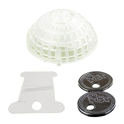 BAHJKASD Aquarium-Moos-Dekoration, schwimmende sinkende Mooskugel-Halter-Kits, Fische für Aquariumfilter, Landschaftszubehör, Aquariumhalter von BAHJKASD