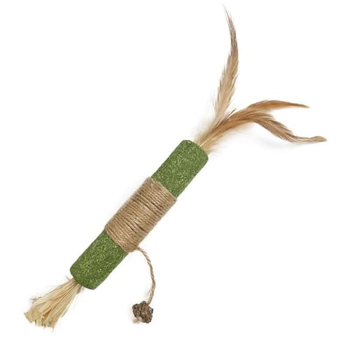 BAHJKASD Katzenminze Stick Katzen Lecken Spielzeug Katzen Haarballen Entfernung Katzenminze Spielzeug Für Langeweile Haustier Katzen Zähne Sauber Katzen Teaser Stick von BAHJKASD