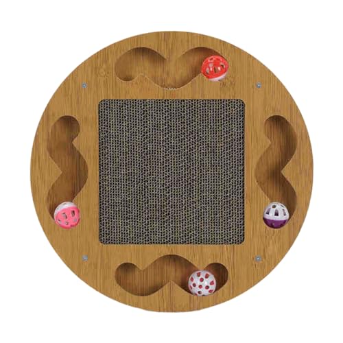 BAHJKASD Schöne Katzen Kratzen Necken Spielzeug Mit Indoor Boden Übung Spielen Lustige Spielzeug Katzen Übung Multifunktionale Track von BAHJKASD