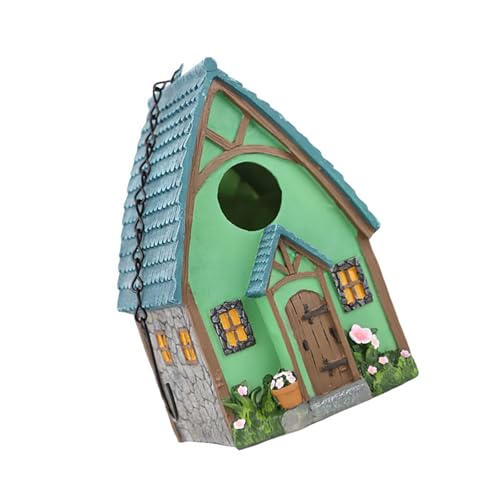 Hanging Vogel Nest House Outdoor Sicherheitsunterkunft Vogel Brutbox Für Finken Und Wrens Wildbird House von BAHJKASD