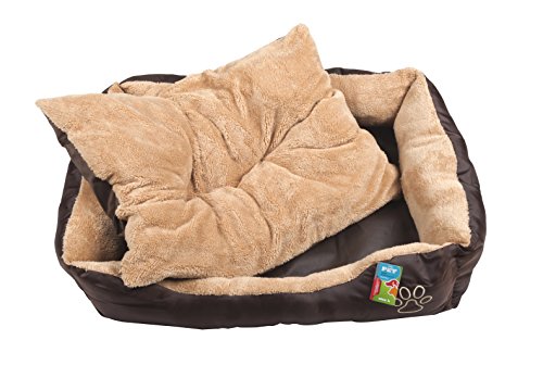 Dog Hundebett Beige: 90cm x 70cm x 20cm von BAKAJI