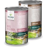 BALDUiN Hund Mix-Paket 2 Pute & Lamm 12x400g von BALDUiN