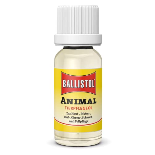 Ballistol 26560_case Animal Tierpflege-Öl 10ml – Huf-, Schweif- und Fell-Pflege für Hund, Katze, Pferd, Hof- & Haustiere von BALLISTOL