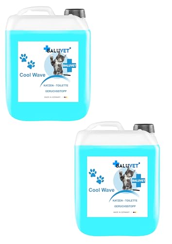 2X 5L Entferner gegen Tiergeruch Cool Wave Dauerhaft Katzen Hunde Urin Geruchs Killer von BALUVET