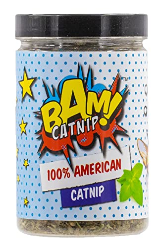 BAM! Katzenminze, 100 % amerikanisches starkes Katzenminze-Katzenspielzeug (Katzenminze, 35 g) von BAM