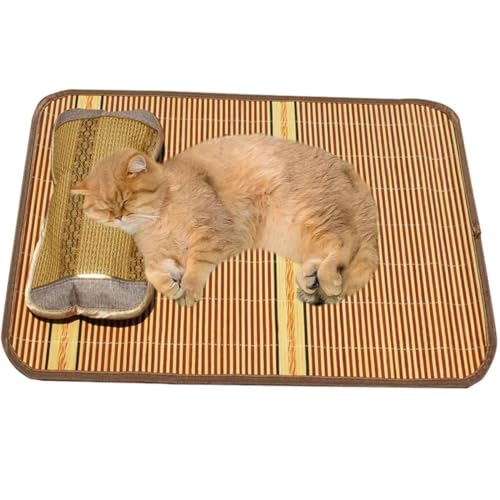 Haustierbett, Haustierhaus, Haustierschlafbett, Sofaförmiger Chaiselongue-Schlafsack, Weiches Bett For Hund Und Katze, Beruhigende Hausmatte, Strapazierfähiger Zwingerkissenkorb, Tragbar For Sommerhau von BANTASE