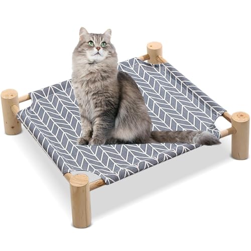 Hundebett For Draußen Abnehmbares Haustier-Feldbett Kätzchenzeltbett Erhöhtes Haustierbett Haustierhängematte Katzenbaum-Hängematte Sommer-Hundebett Hängematte For Draußen Hundebett Outdoor-Katzennest von BANTASE