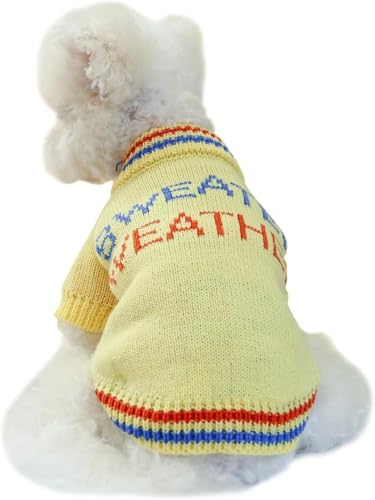 Hundepullover, Weihnachtsmantel für Hunde und Katzen, weicher Strickwaren, Pullover, Winter, Weihnachten, Hundemantel, Schneeflocke, Hunde-Outfit, Kleidung für kleine, mittelgroße und große Hunde von BANTASE